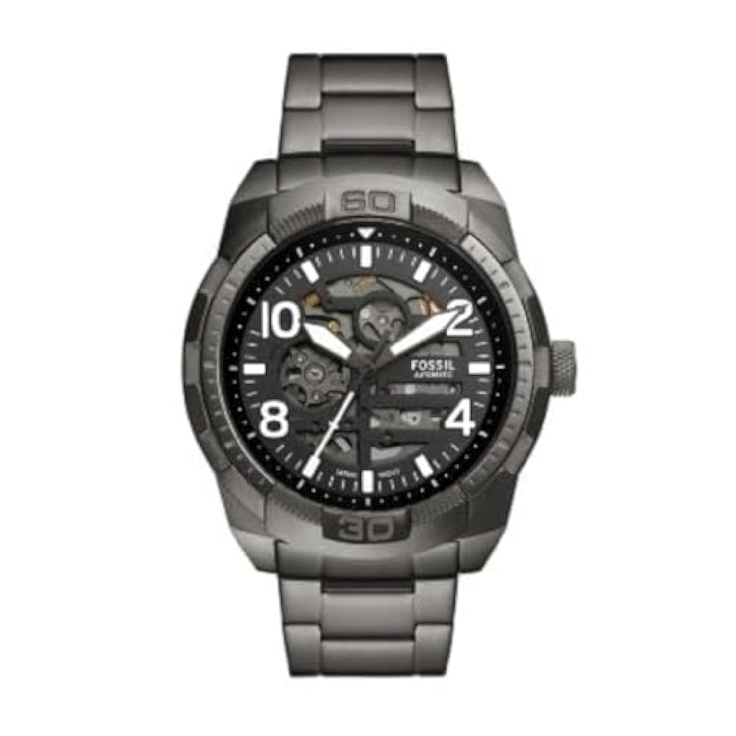 Fossil automatic black dial watch